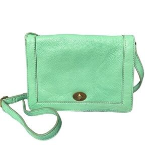 J. Crew Small Pebbled Leather Crossbody Bag with Adjustable Strap